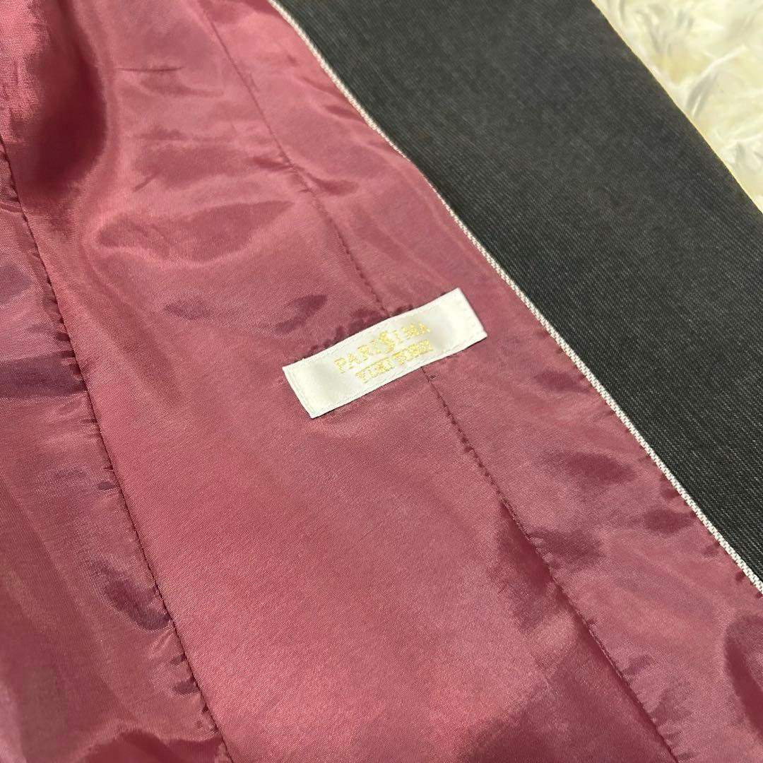 大きいサイズ ユキトリイ パンツスーツ レディース XL～XXL ネイビー