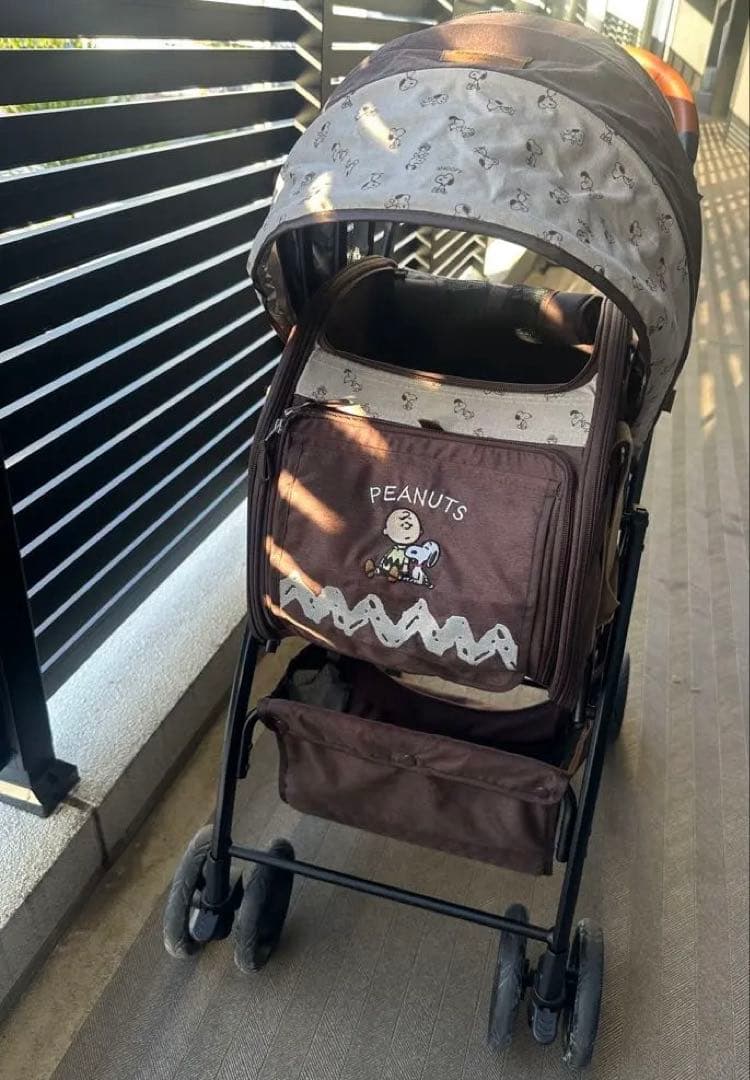 《美品》ペットパラダイスPET PARADISEスヌーピー3WAYペットカート