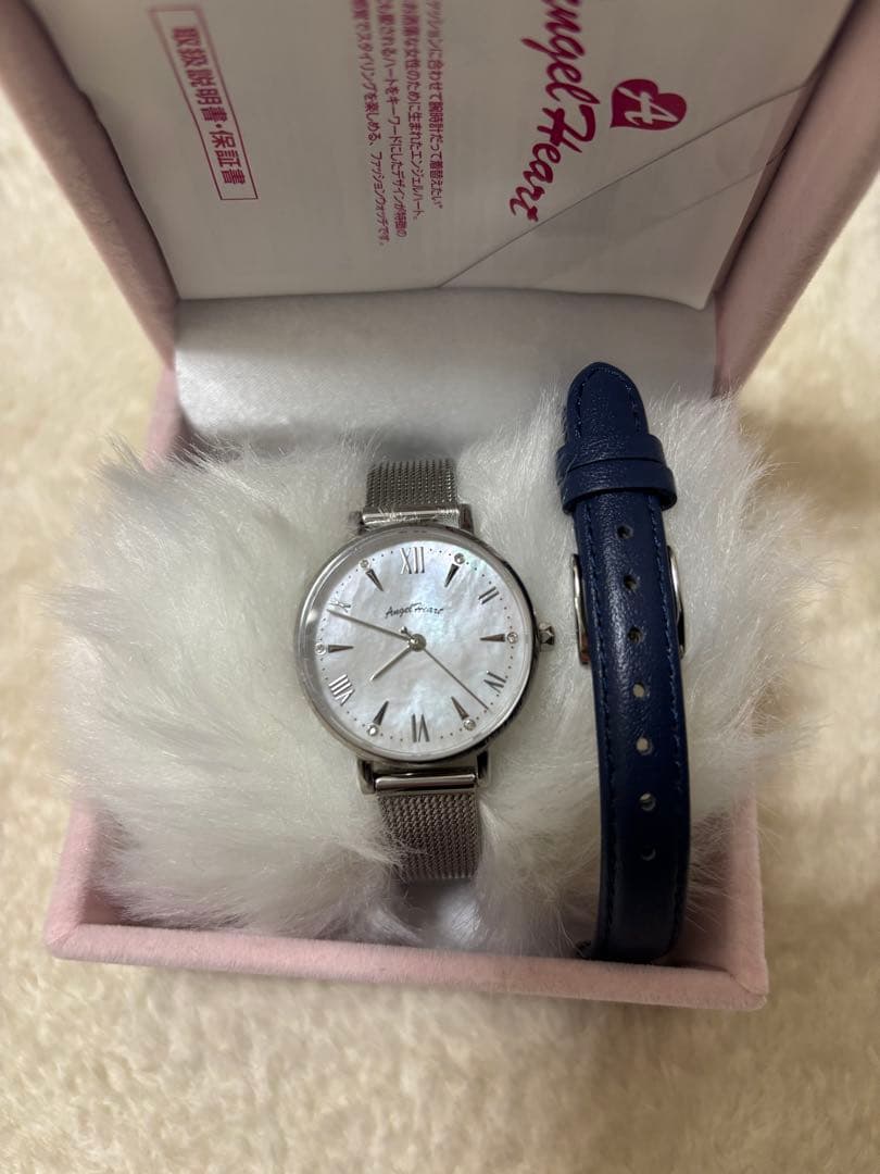 【Angel Heart】 ソーラークォーツ腕時計　シルバー