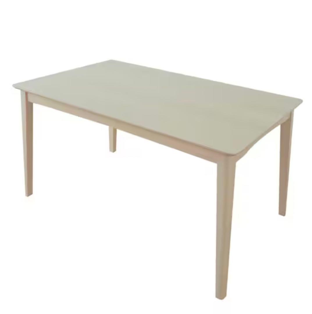 ニトリ ダイニングテーブル 120×75cm ホワイトウォッシュ