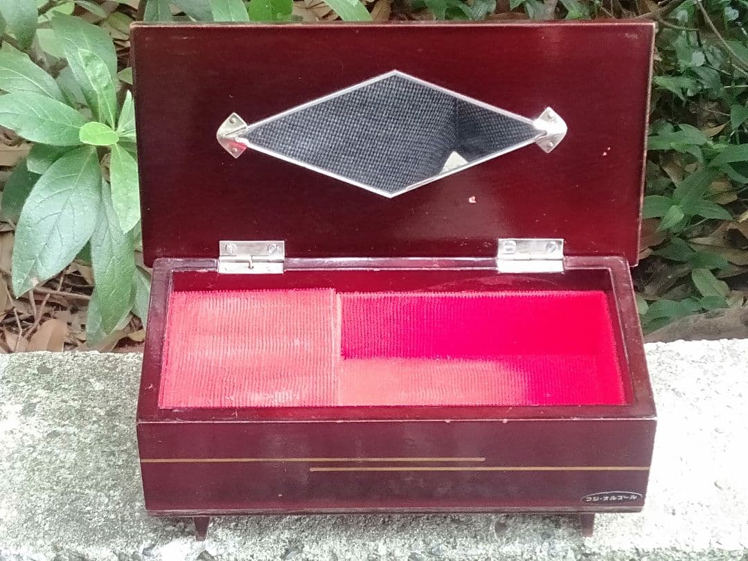 50s 昭和レトロ ビンテージ 伝統工芸 金細工 蒔絵 漆塗り ジュエリーBOX