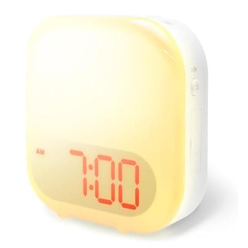 [テレビで紹介] HIKARIDE(ヒカリデ) 光目覚まし時計 デジタル 光・p