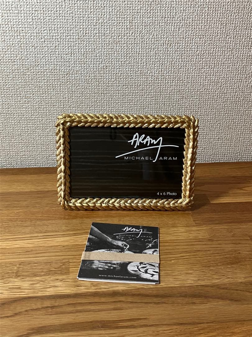 MICHAEL ARAM フォトフレーム ゴールド マイケルアラム 写真たて