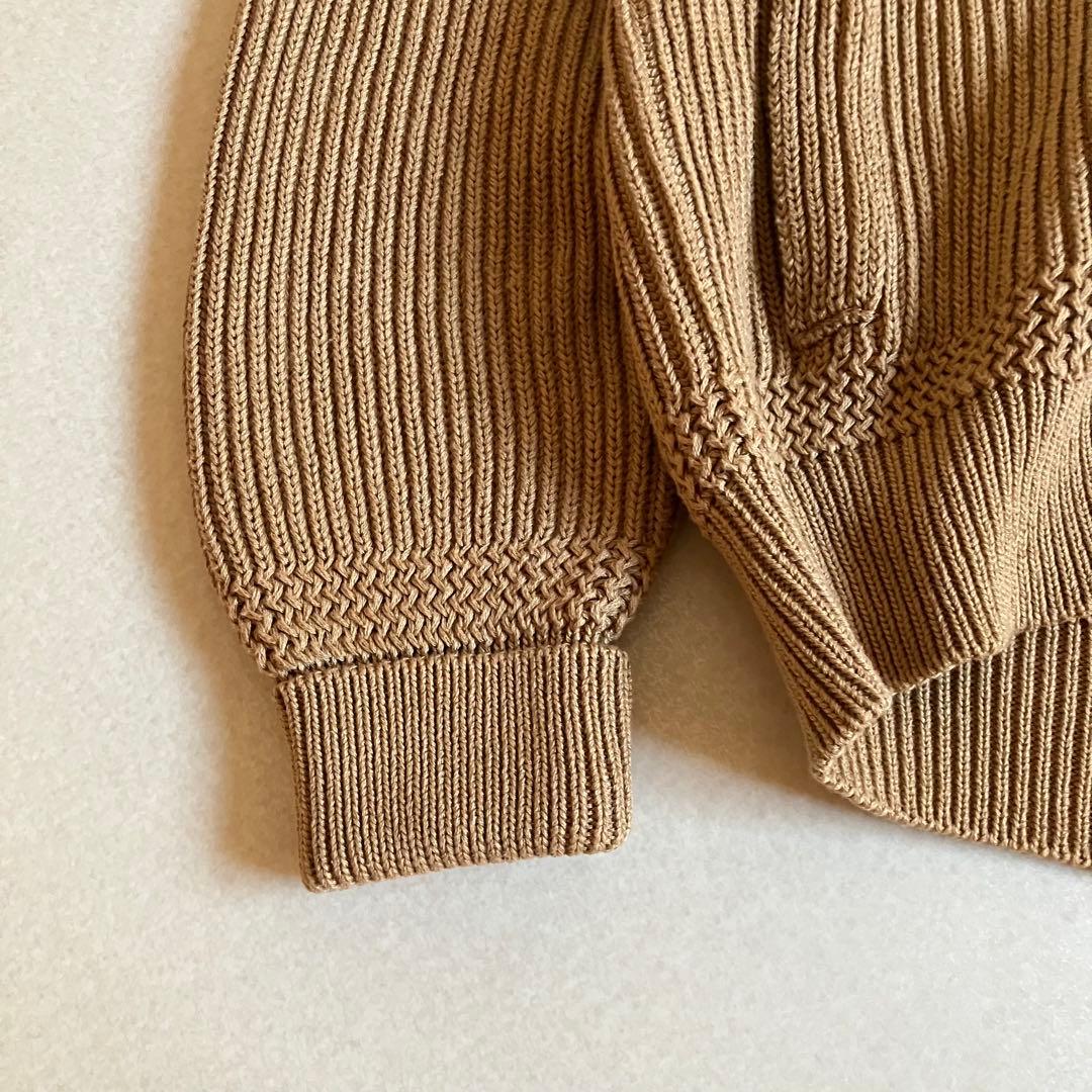 【dunhill】近年 ショールカラーニット カーディガン ブラウン イタリア製