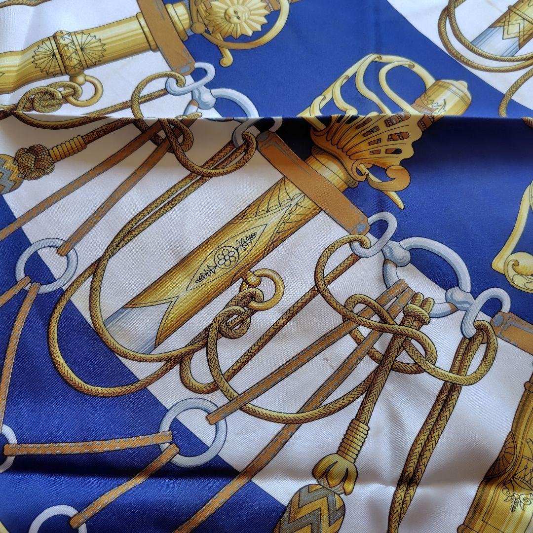Hermès Cliquetis シルクスカーフ　カレ90 美品♡