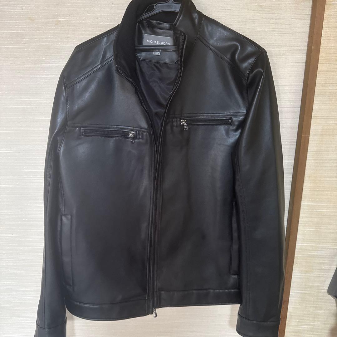 MICHAEL KORS ブラックレザージャケット