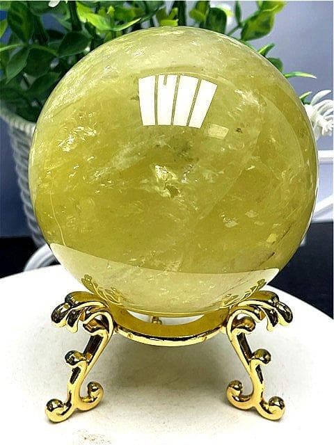 AAA級【金運UP】★天然シトリン丸玉B89D1/192D03A