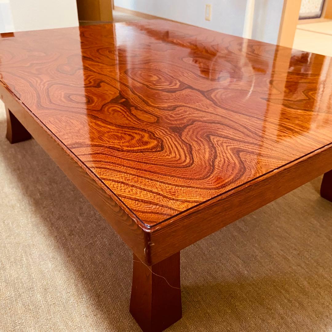 FZR1000 木製 ブラウン 折りたたみ座卓　和風テーブル