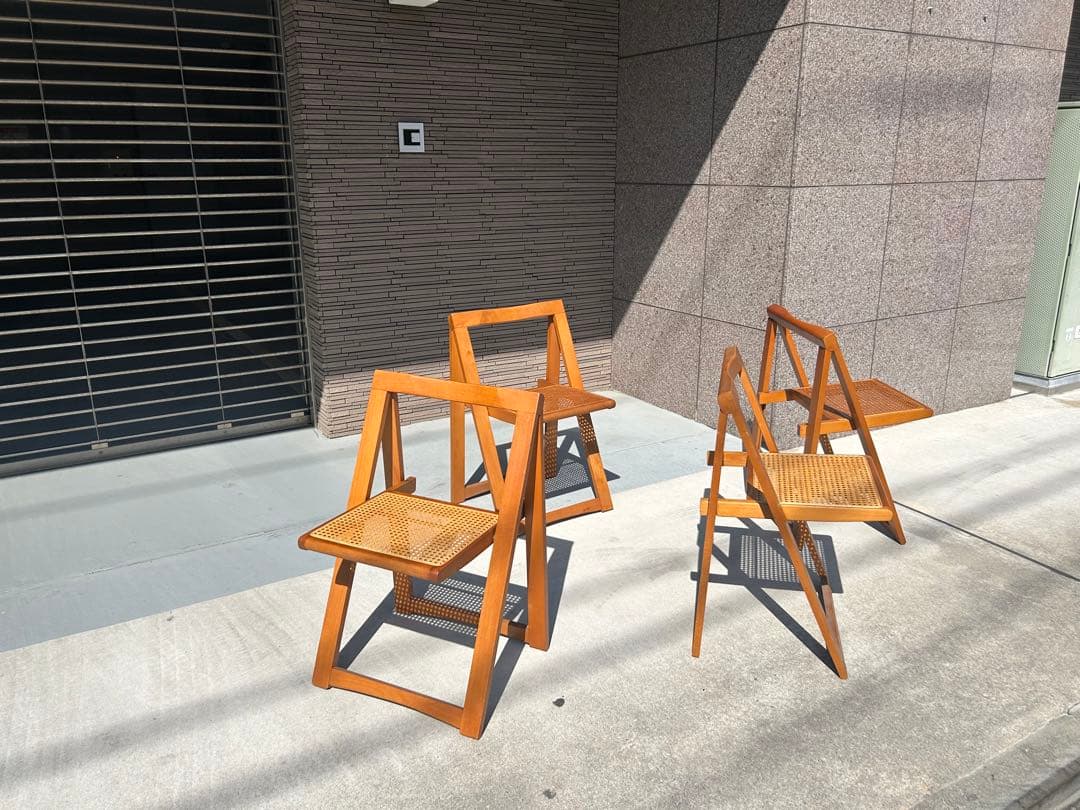 ラタンチェア　ビンテージ　1脚