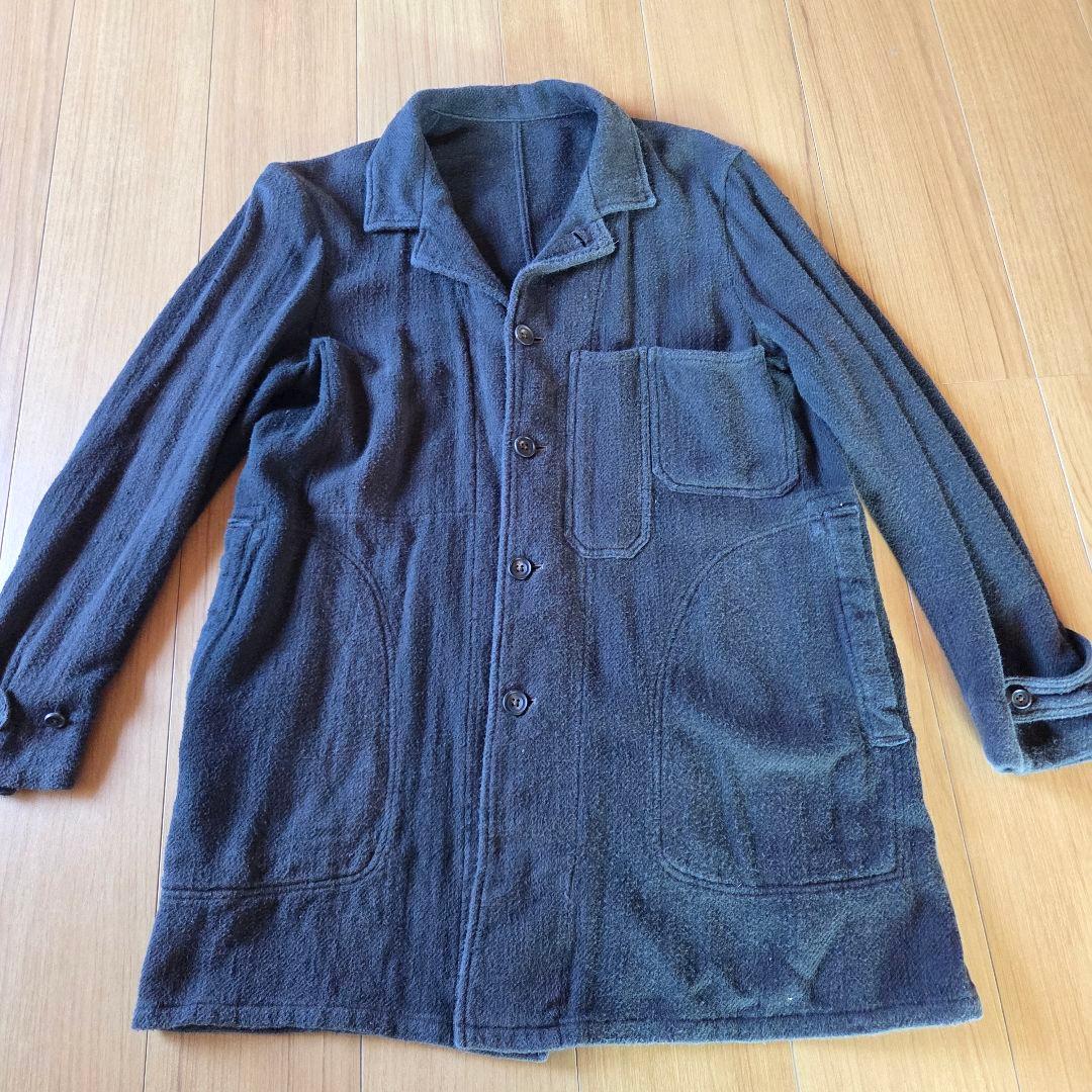 colina 手紡ぎコットン　アトリエコート