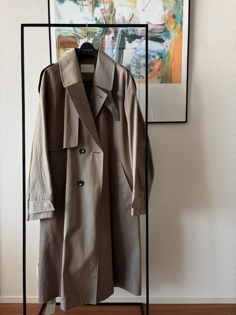 PUBLIC TOKYO トレンチコート　ベージュ　サイズ02