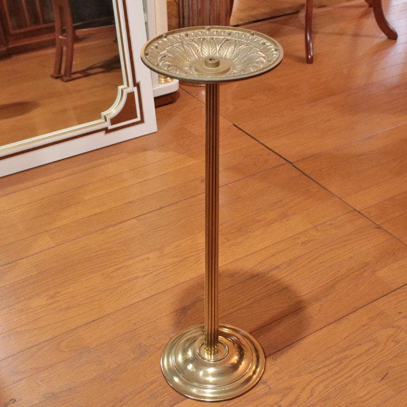 ゴールド 喫煙台 アッシュトレイ 灰皿 高さ69cm 222-1208