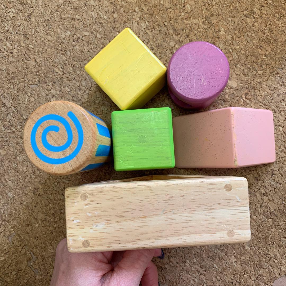 木製知育玩具セット　7点