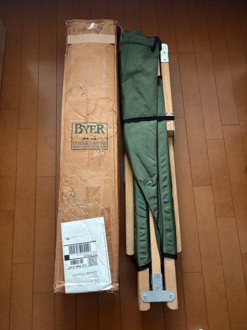 BYER アメリカ製　シングルコット　木製