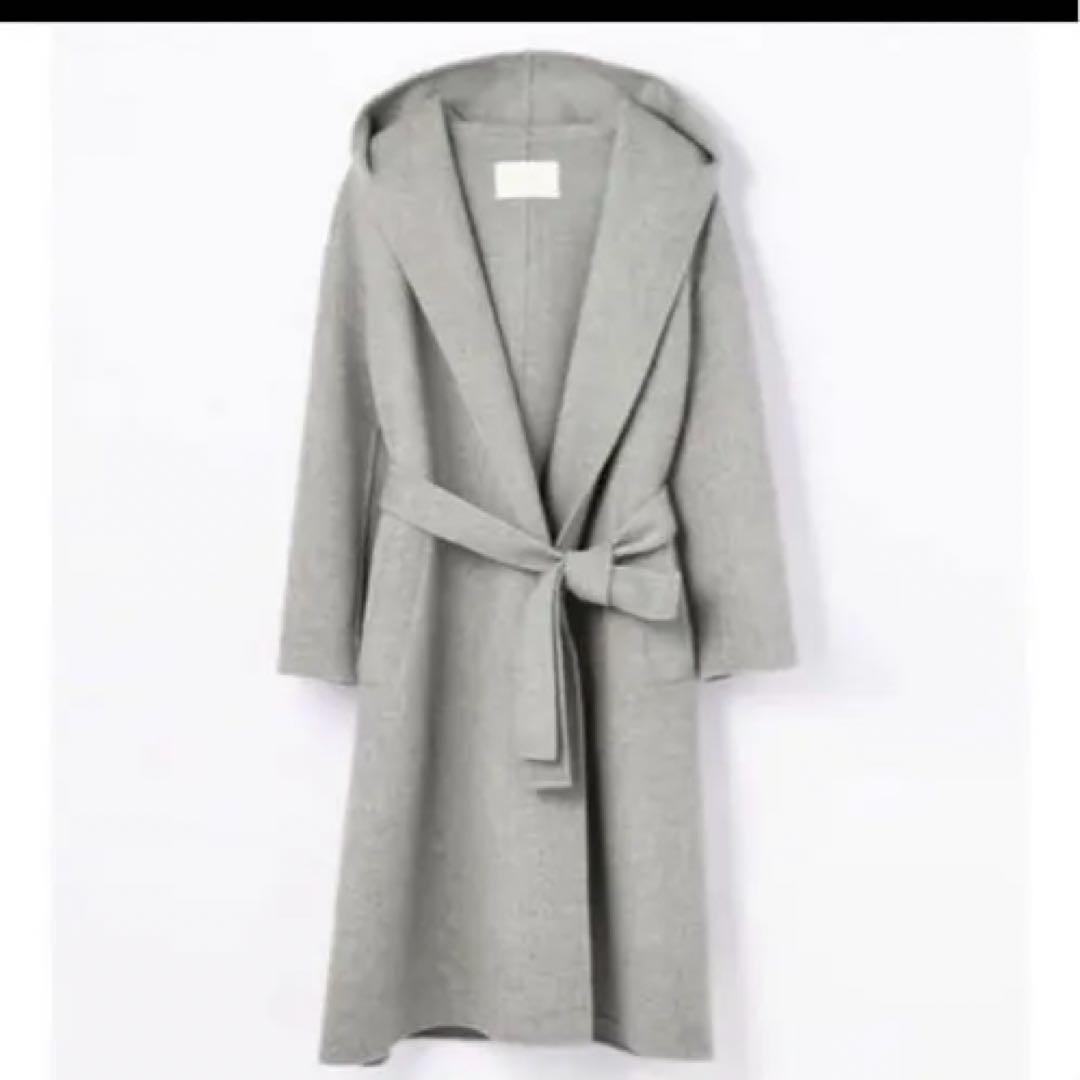 未使用 TOMORROWLAND プレミアムウールリバー フーデッドコート