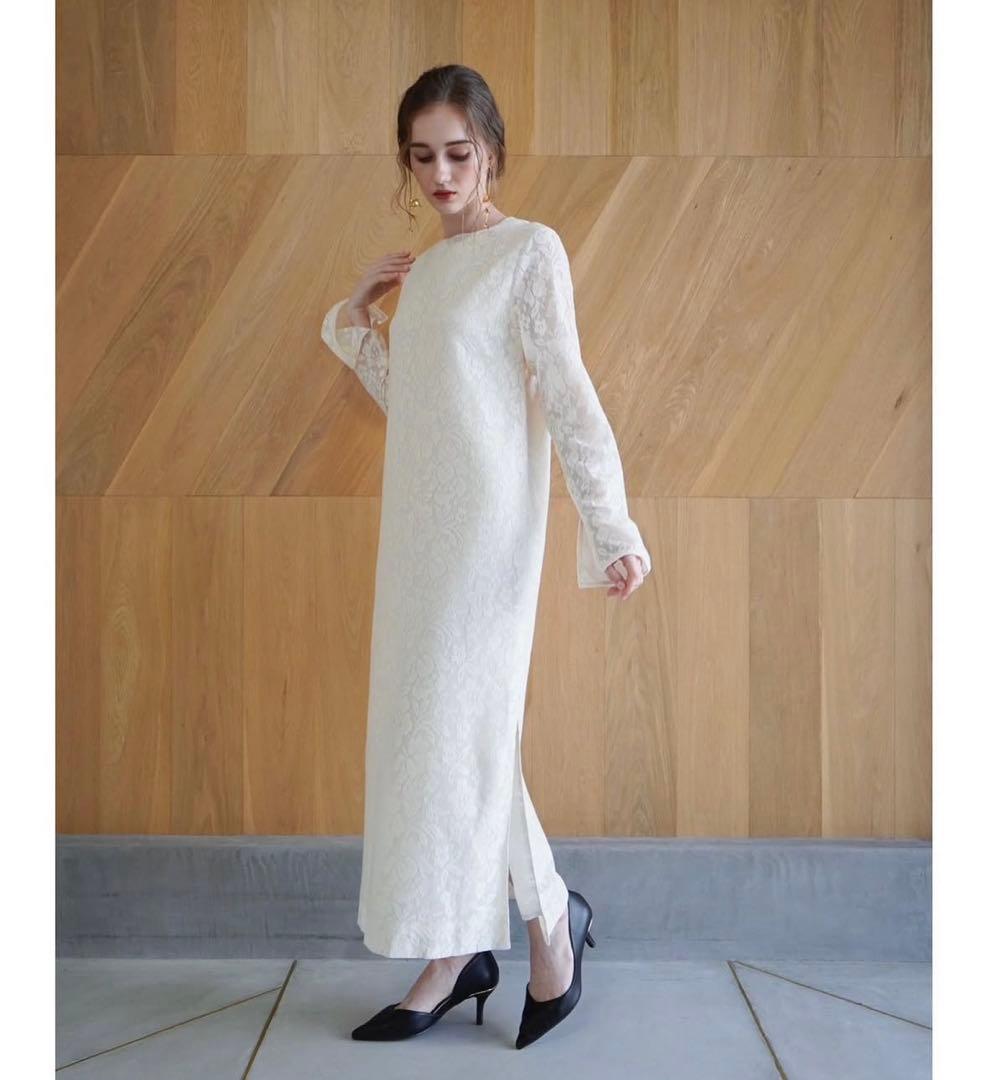 【新品・未使用】《Acka.》all lace one-piece レースワンピ