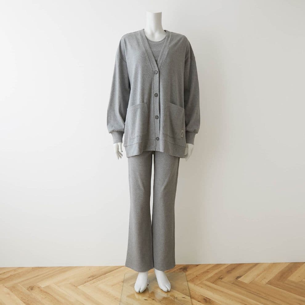 新色グレー☆ラウンジウェア　滝沢眞規子　タキマキTKMK 　01サイズ