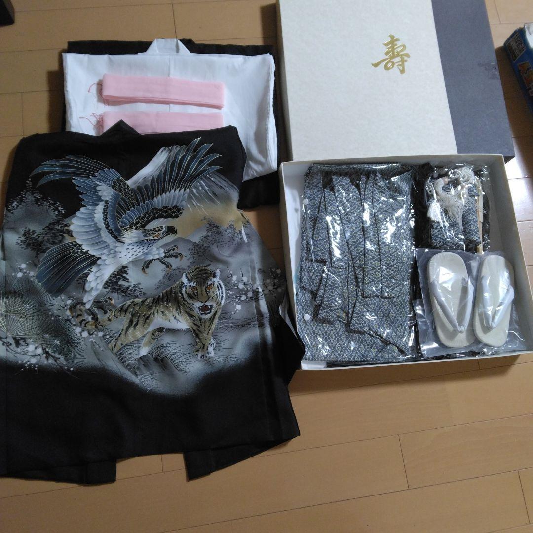 七五三　袴　着物　一式　５歳用K93