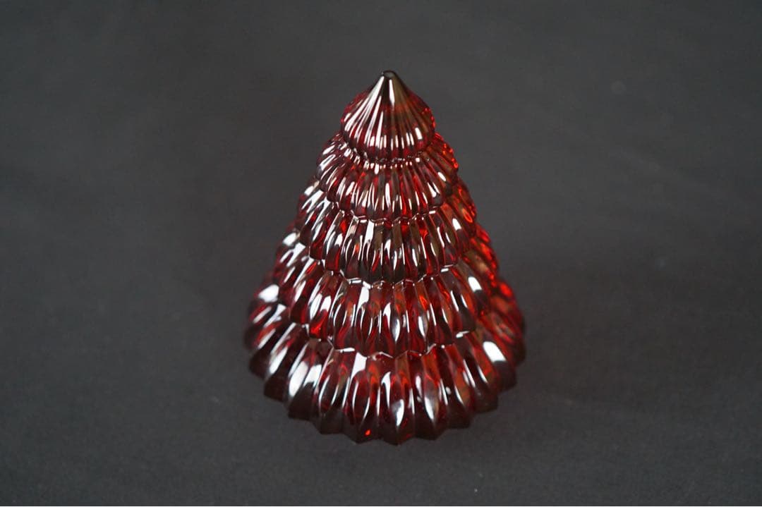 新品 バカラ クリスマスツリー エンチャンティングS 12cm レッド オブジェ