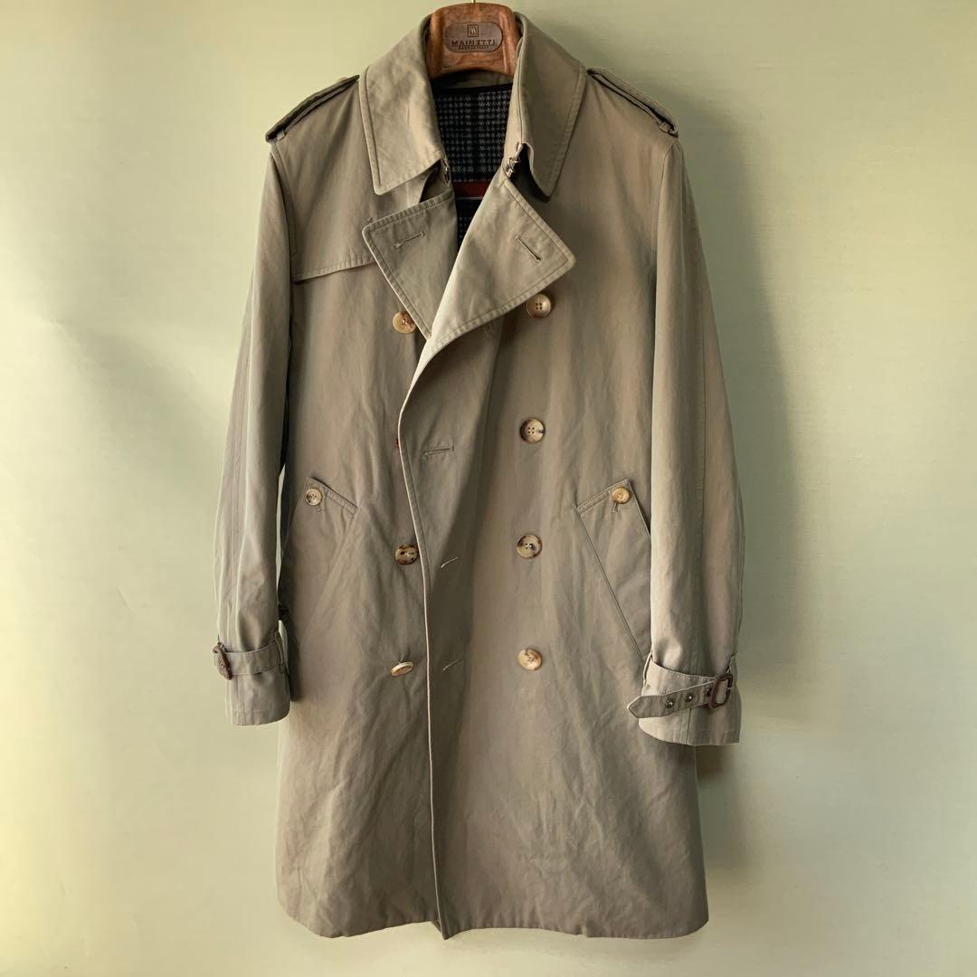 英国製GRENFELL グレンフェル トレンチコート 36 ウールライナー付