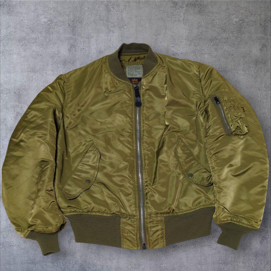 アルファインダストリーズ 80s 90s USA製 MA-1 グラウンドクルー