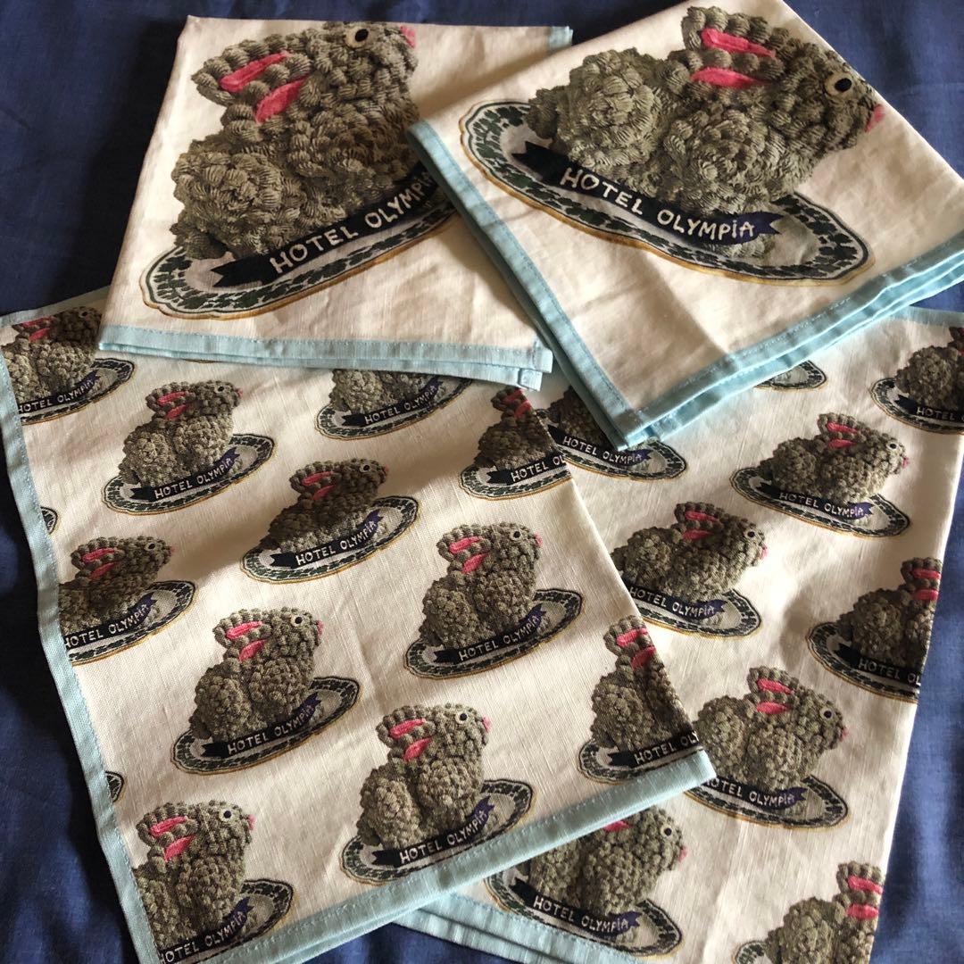 ホテルオリンピア ランチョンマット4枚　オランピアルタン