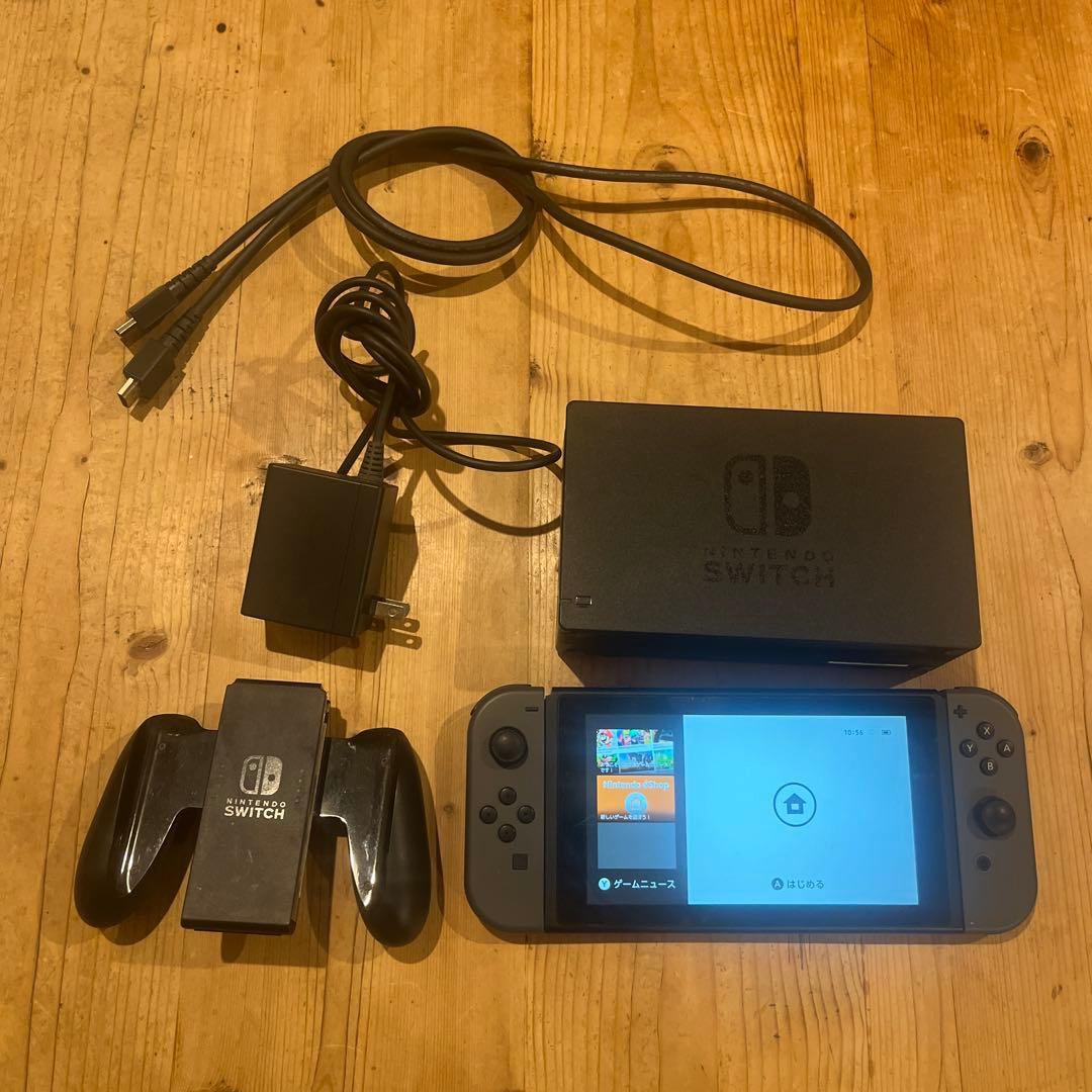 さ*る様 Nintendo Switch 本体 グレー ACアダプター HDMI