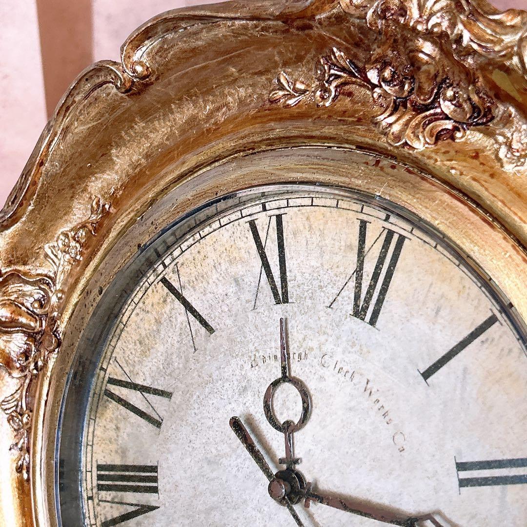 フレンチアンティーク調 壁掛け時計 GL №.1 ウォールクロック 店舗什器