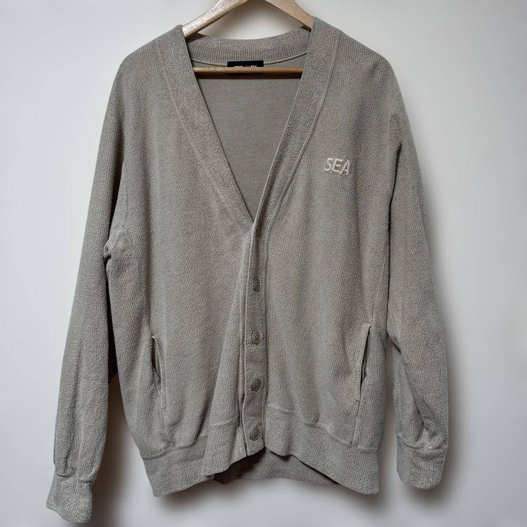 トップス SEA (pigment-dye) Pile Cardigan / Grege