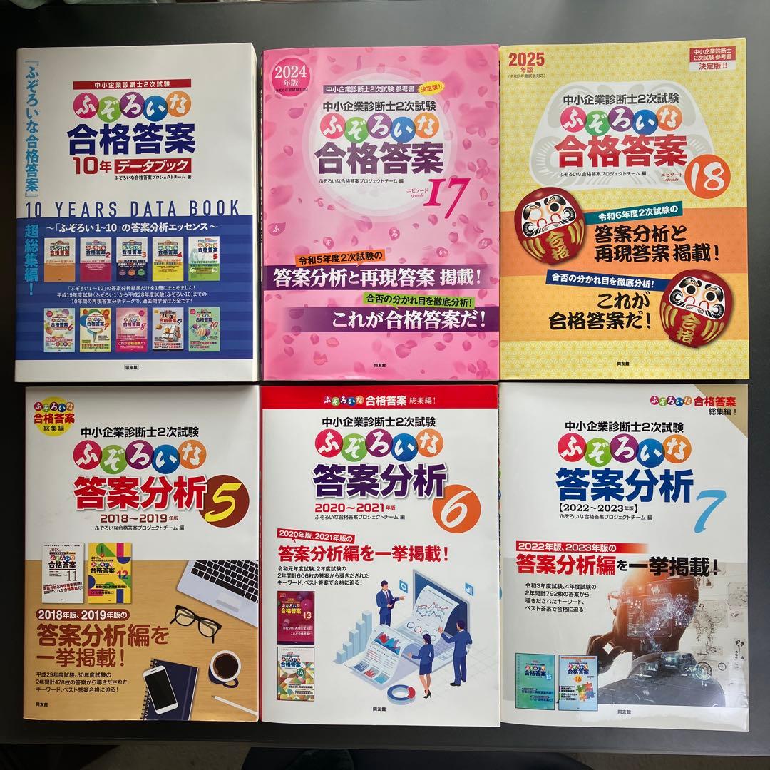 中小企業診断士 2次試験 ふぞろいセット（2007〜2024年試験分）