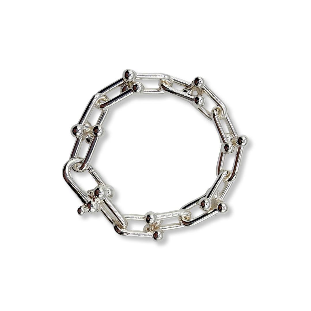 ティファニー ハードウェア ラージリンク 14コマ ブレスレット シルバー