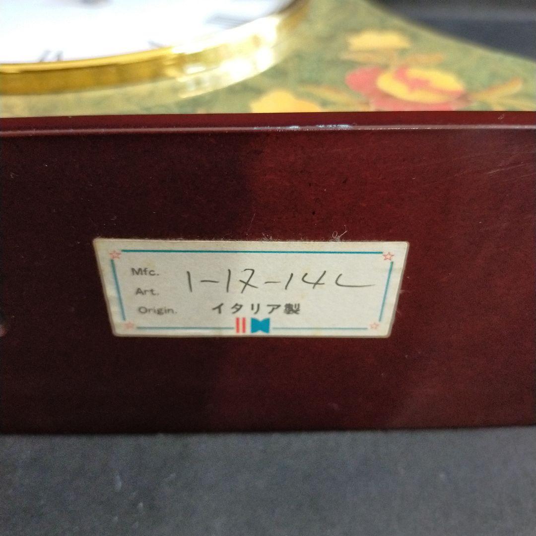 象嵌細工 置き時計 イタリア製