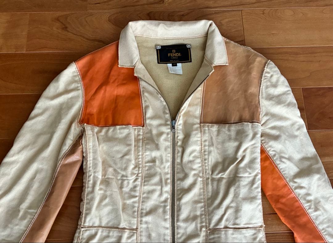 FENDI　フェンディ　ブルゾン　アウター　ドリズラー　フルジップジャケット　S