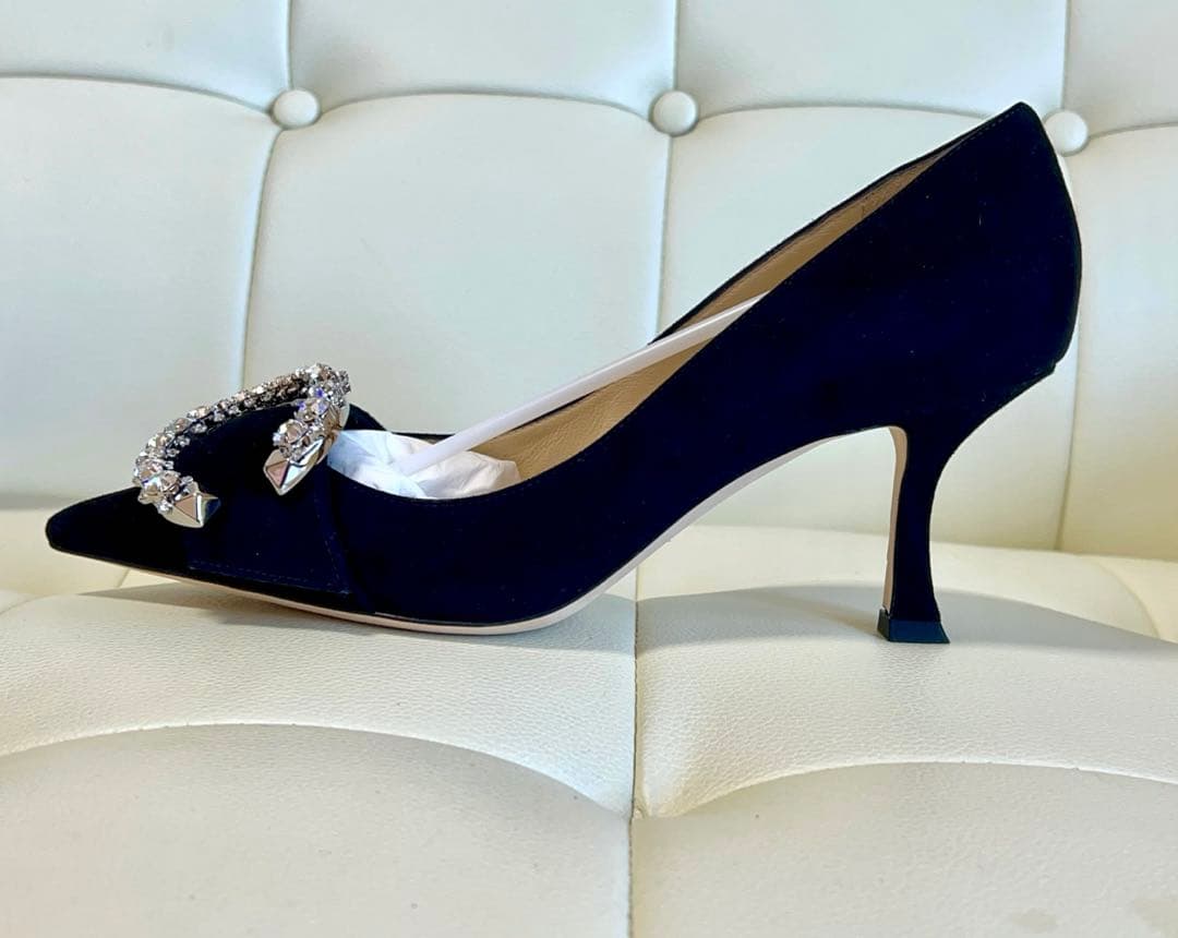 新品★JIMMYCHOO ブラック　パンプス 38 1/2