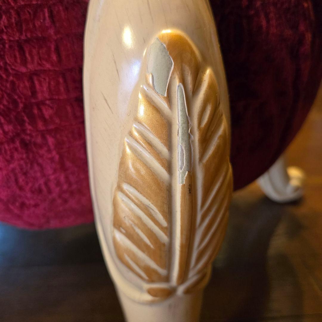 ☘️猫脚　スツール　イス　丸イス　チェア