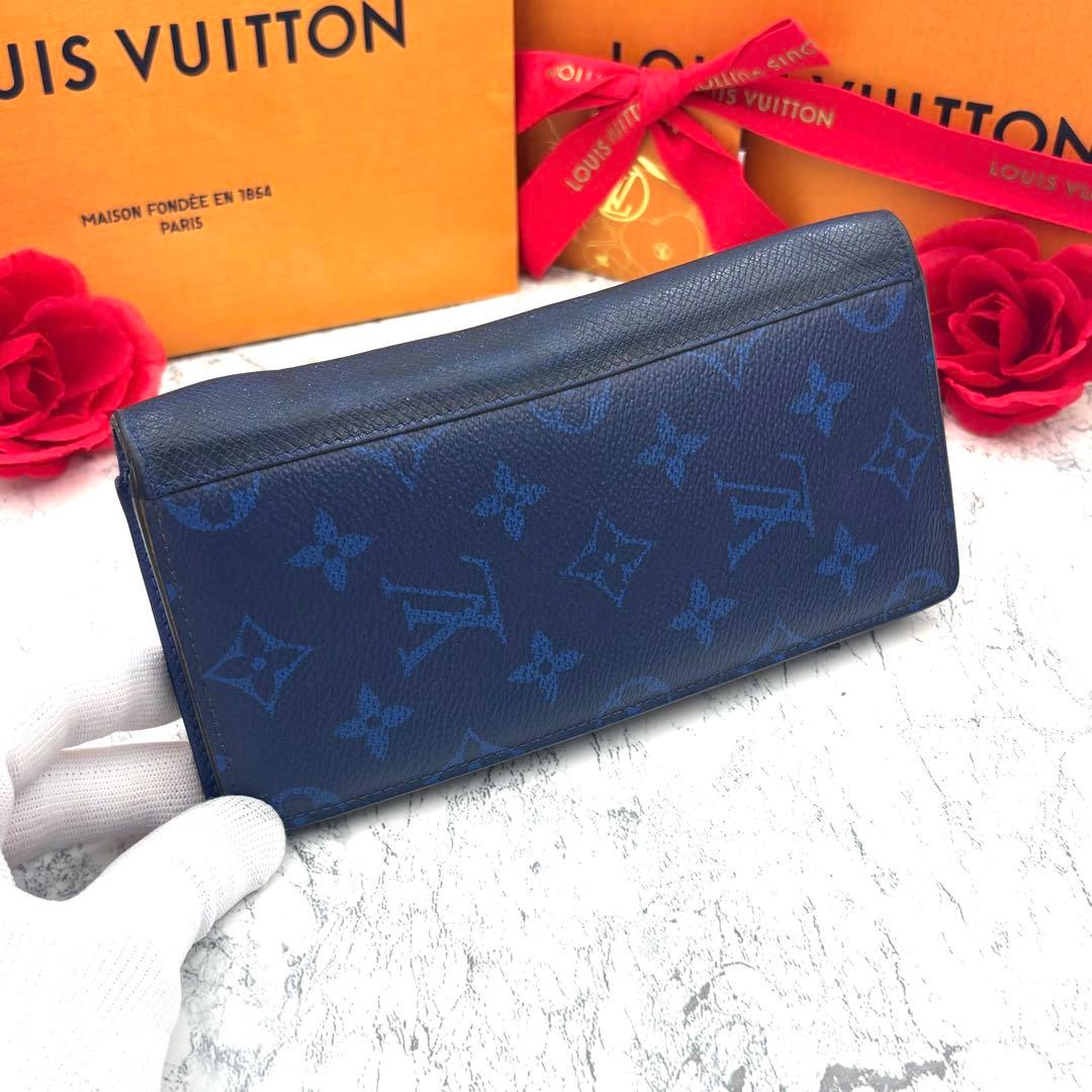 【ICタグ付き】 ルイヴィトン モノグラム タイガラマ ブラザ 長財布