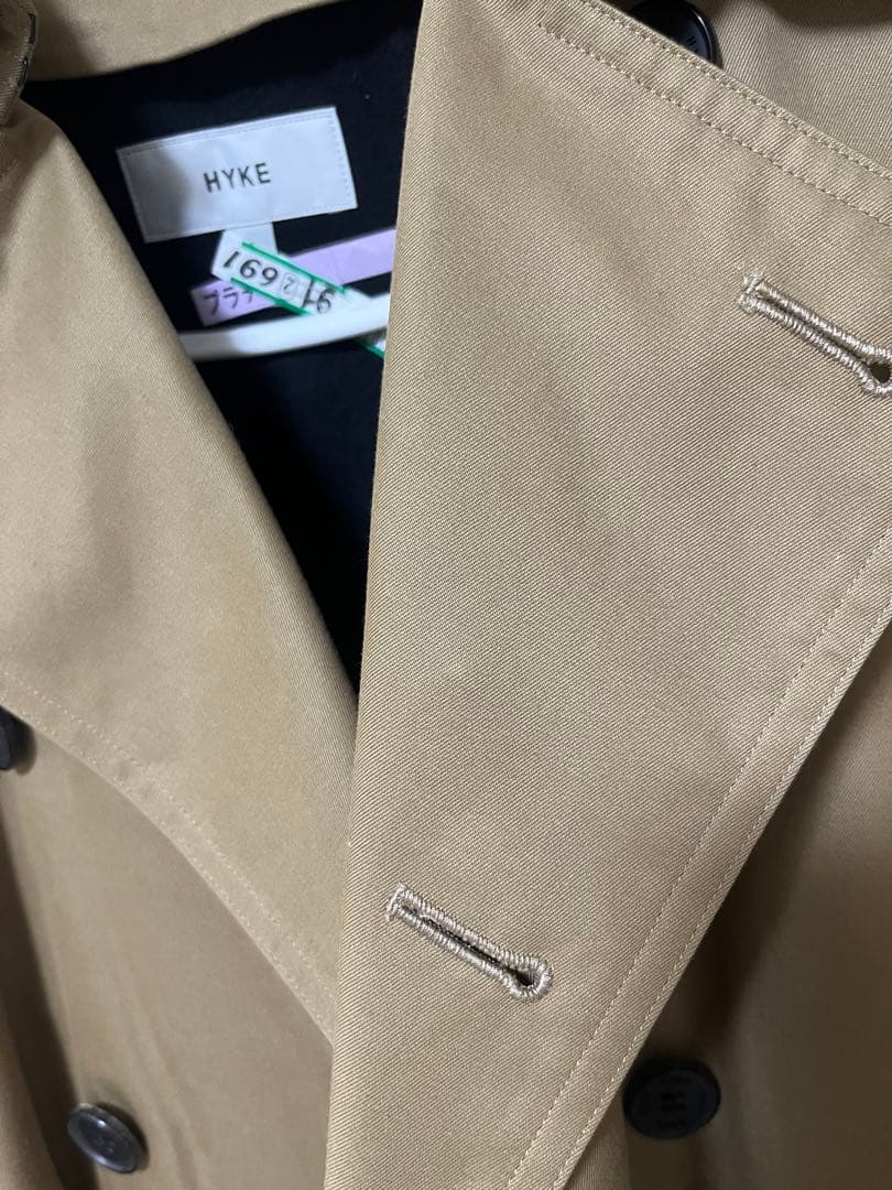 HYKE TRENCH COAT BIG FIT トレンチコート　ビッグフィット