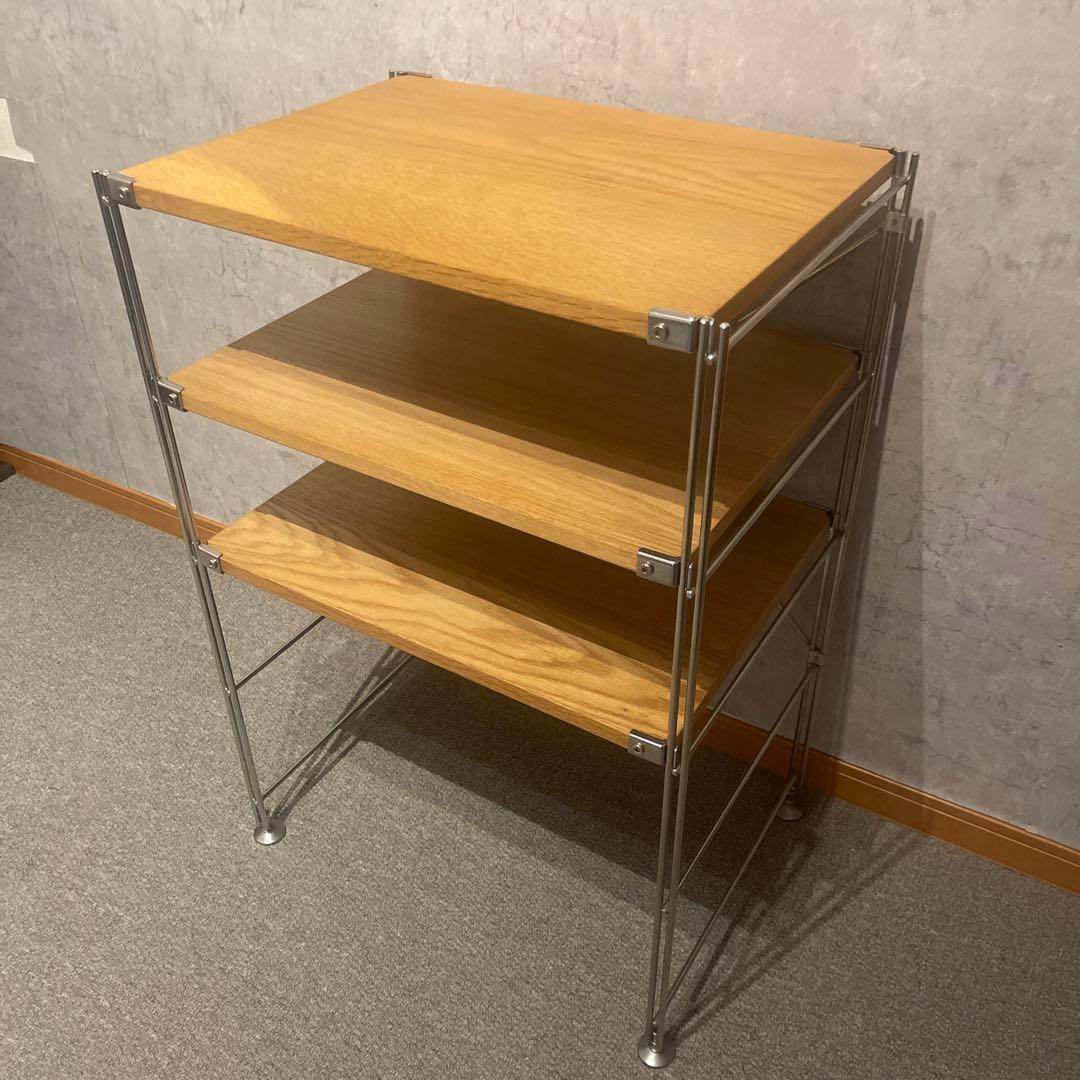 無印良品　ステンレスユニットシェルフ　小