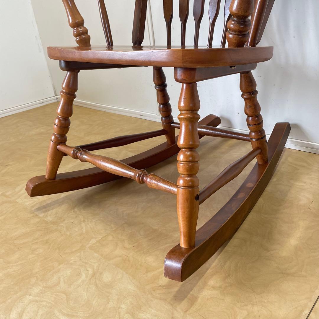 ロッキングチェア アームチェア 椅子 チェア 木製 ビンテージ カントリー