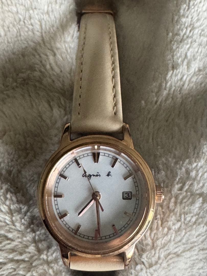 美品✨アニエスべーagnès b. ソーラーレディース 腕時計 箱あり