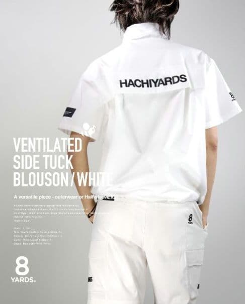 ★新品★ 8YARDS SideTuck Half Sleeve Blouson