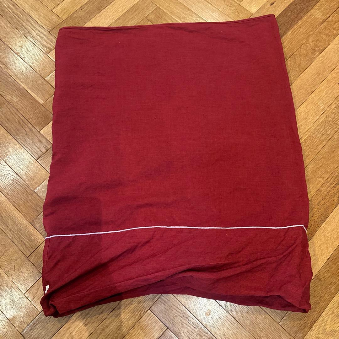 百草サロン　リネン裾捻りサロン