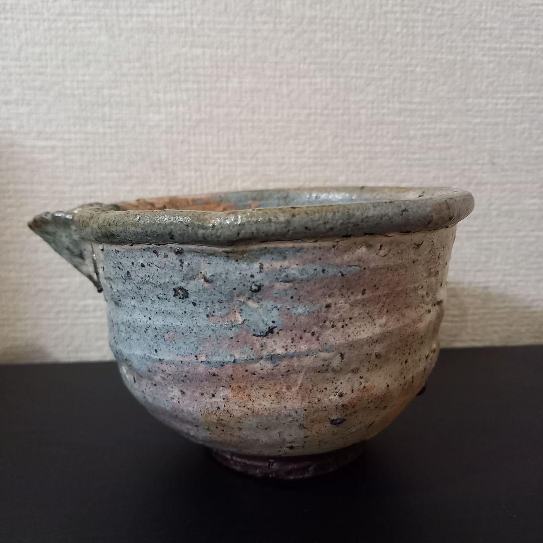 中川　自然坊　粉引　片口鉢