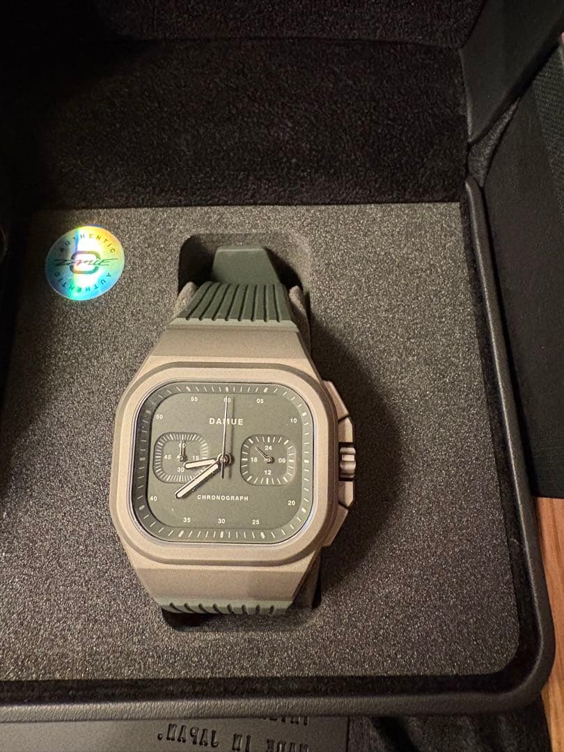 美品　DAMUE ダミュー Ti-56 時計　チタン　シリアル1桁台