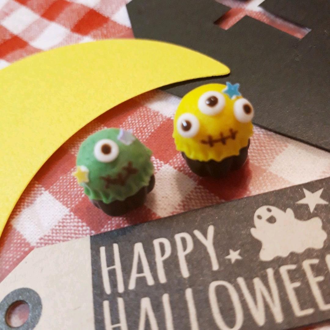 小さなモンスターカップケーキ♡