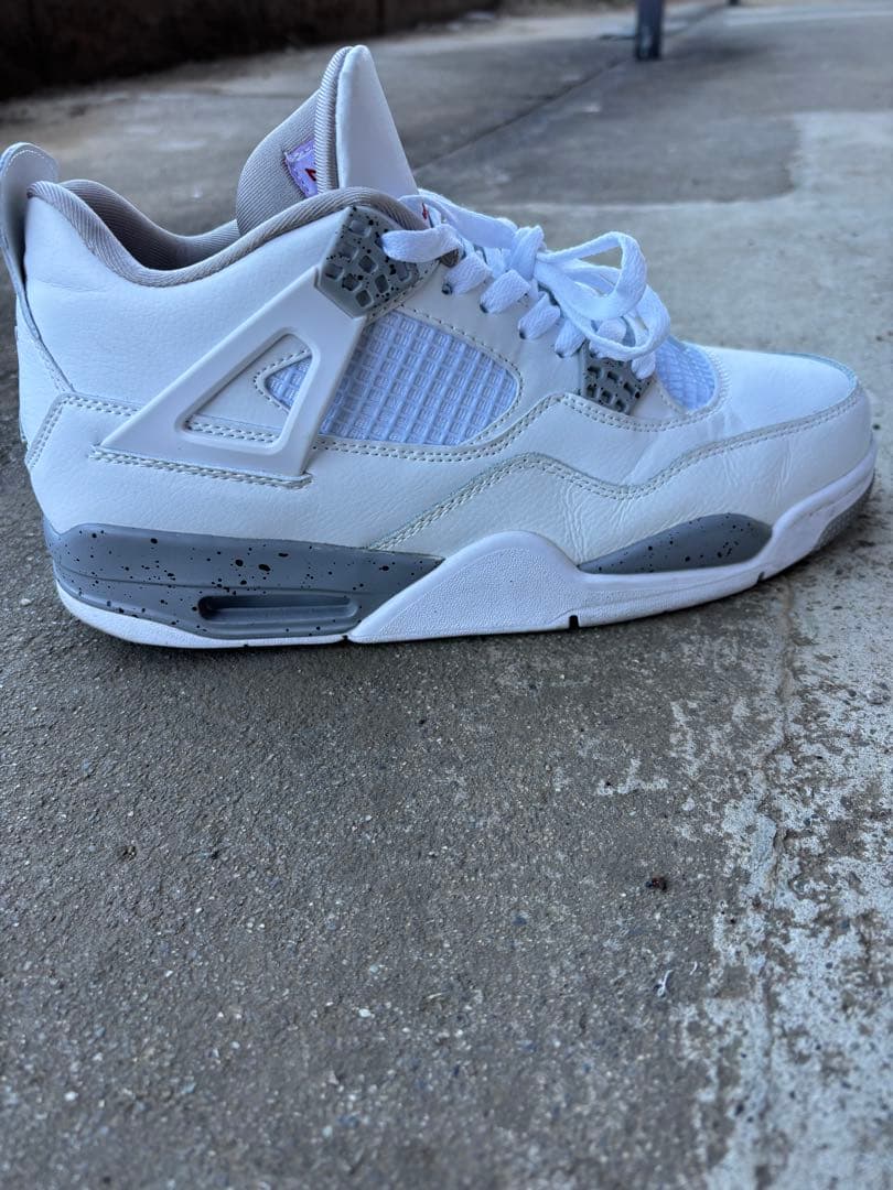 NIKE Air Jordan 4 TechWhite ホワイトオレオ 28cm