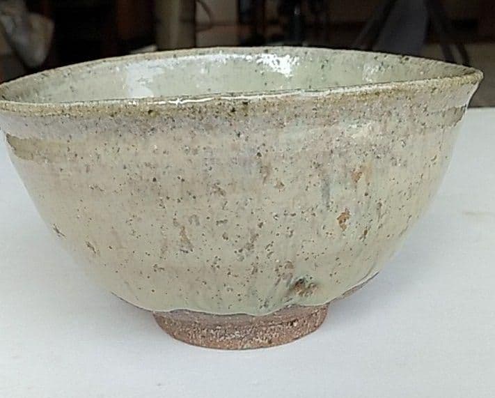 茶道具　斑唐津茶碗　西岡良弘