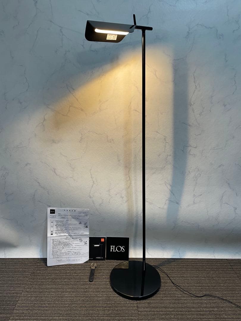 783 FLOS フロア照明 LED スタンド TAB F ブラック ヤマギワ
