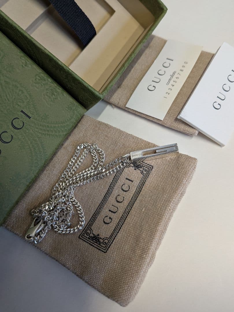 GUCCI シルバー925 チェーンネックレス