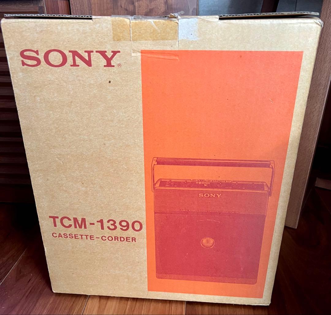 SONY カセットテープレコーダー TCM-1390 録音再生機　拡声機能